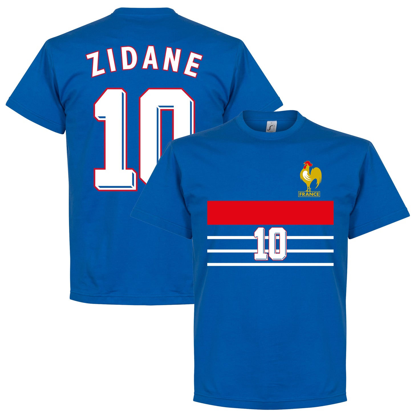 France 1998 Zidane 10 Retro KIDS T-Shirt - Royal