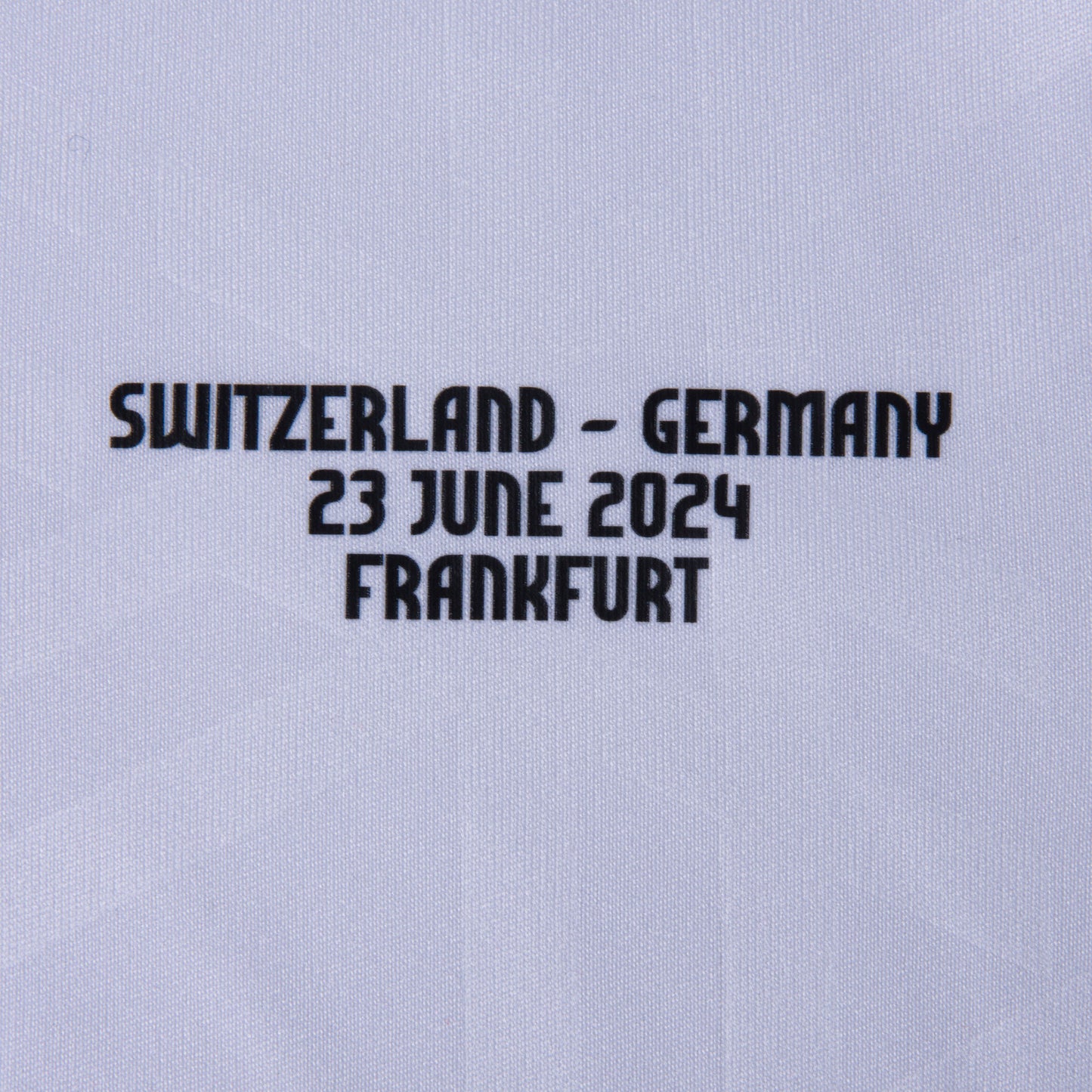 adidas Germany Home Shirt incl. Germany v Switzerland 23 June 2024 Matchday Transfer