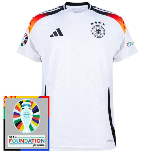 adidas Germany Home Shirt 2024-2025 incl. Euro 2024 & Foundation Tournament Patches