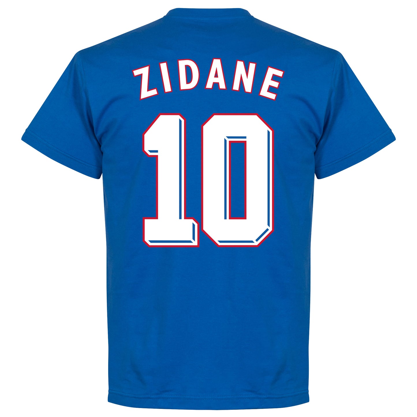 France Retro 1998 Zidane 10 T-shirt - Royal