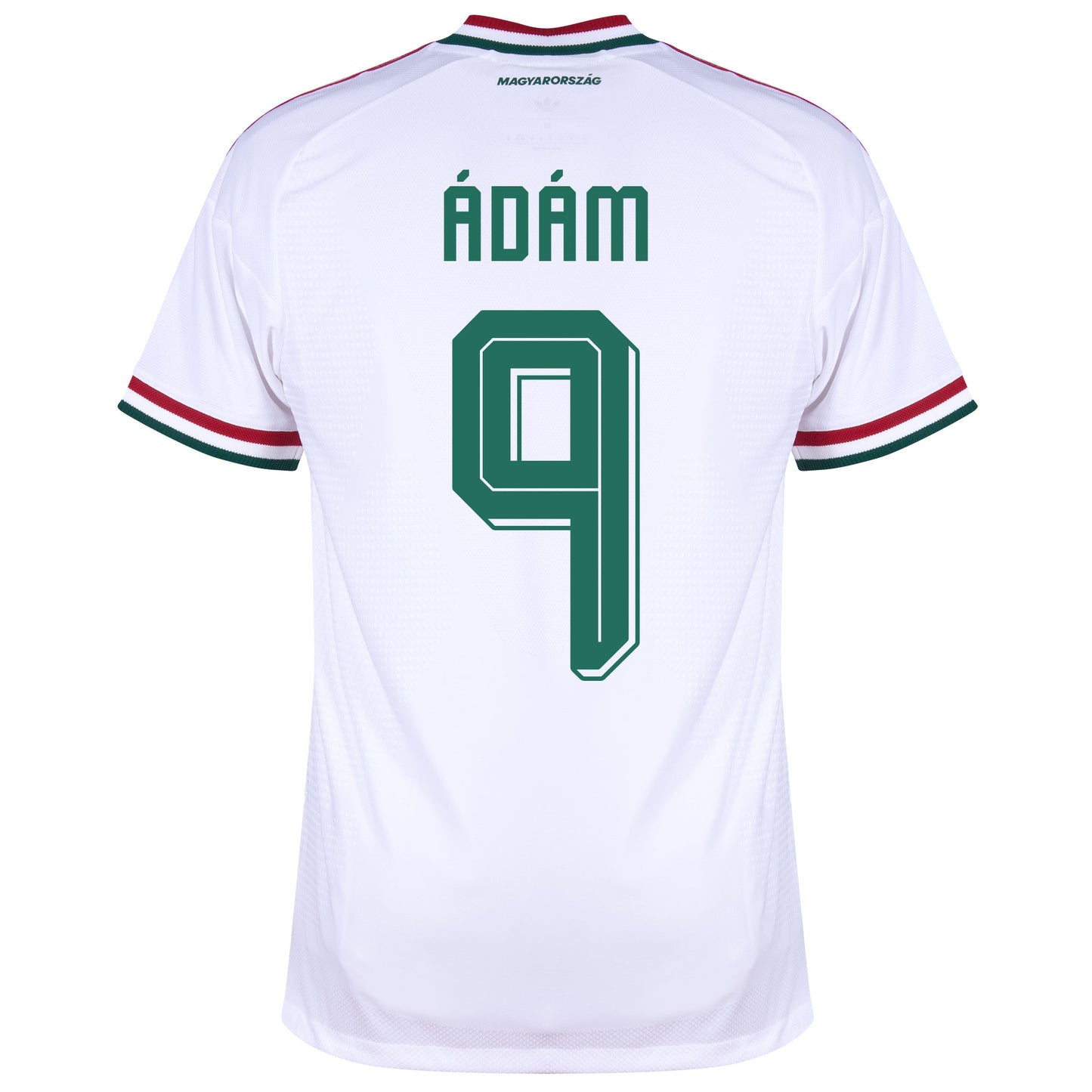 adidas Hungary Authentic Away Ádám 9 Shirt 2026-2027 (Official Printing)