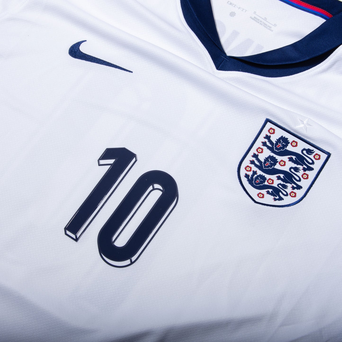 Nike England Home Bellingham 10 Shirt 2024-2025 (Official Printing)