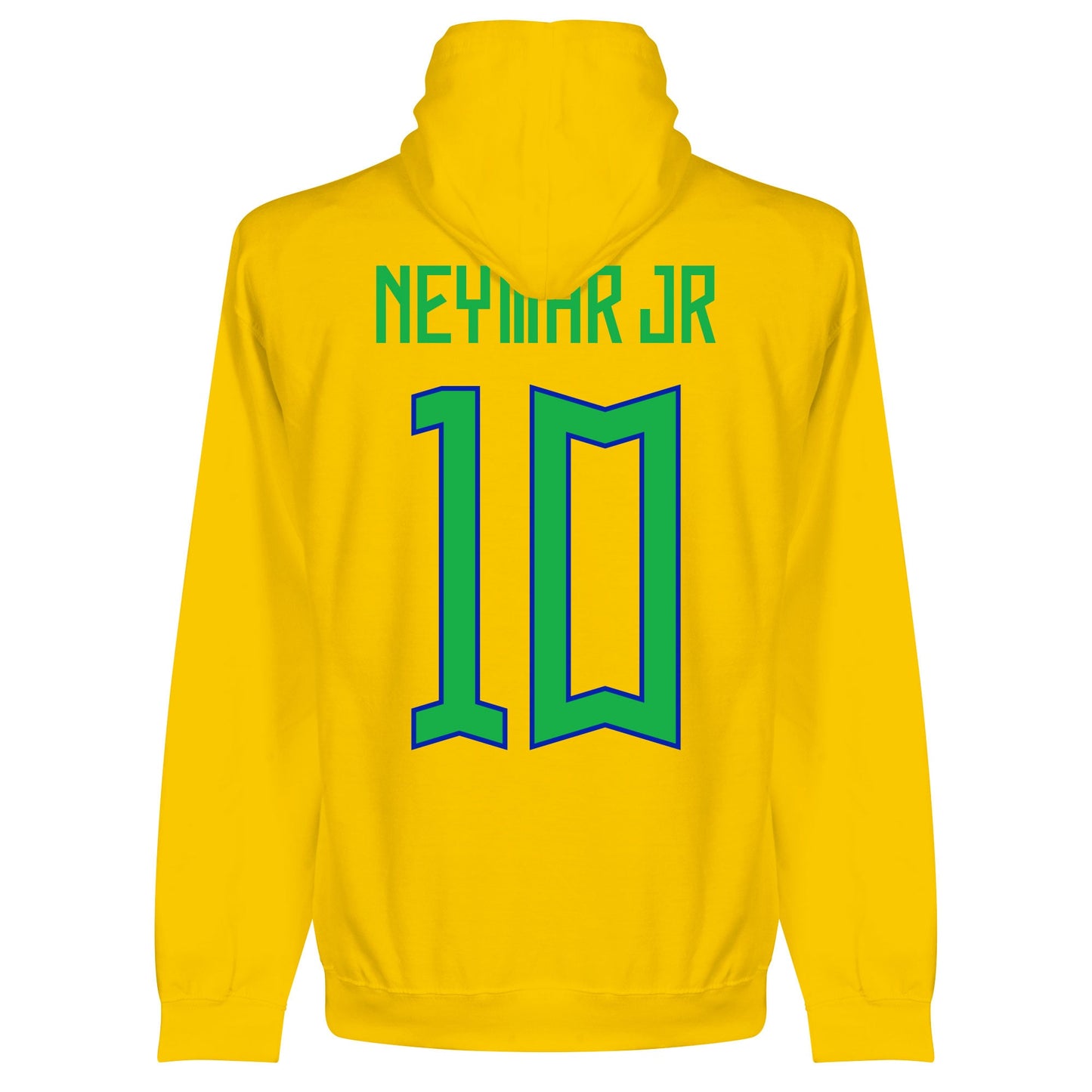 Brazil Team Neymar Jr 10 Hoodie - Yellow
