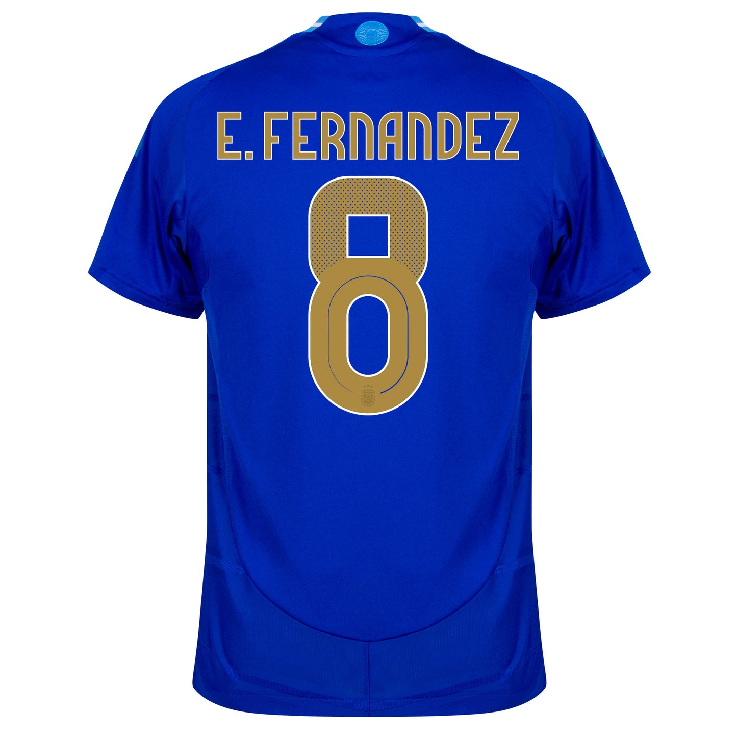 adidas Argentina Away Authentic E.Fernandez 8 Shirt 2024-2025 (Official Printing)