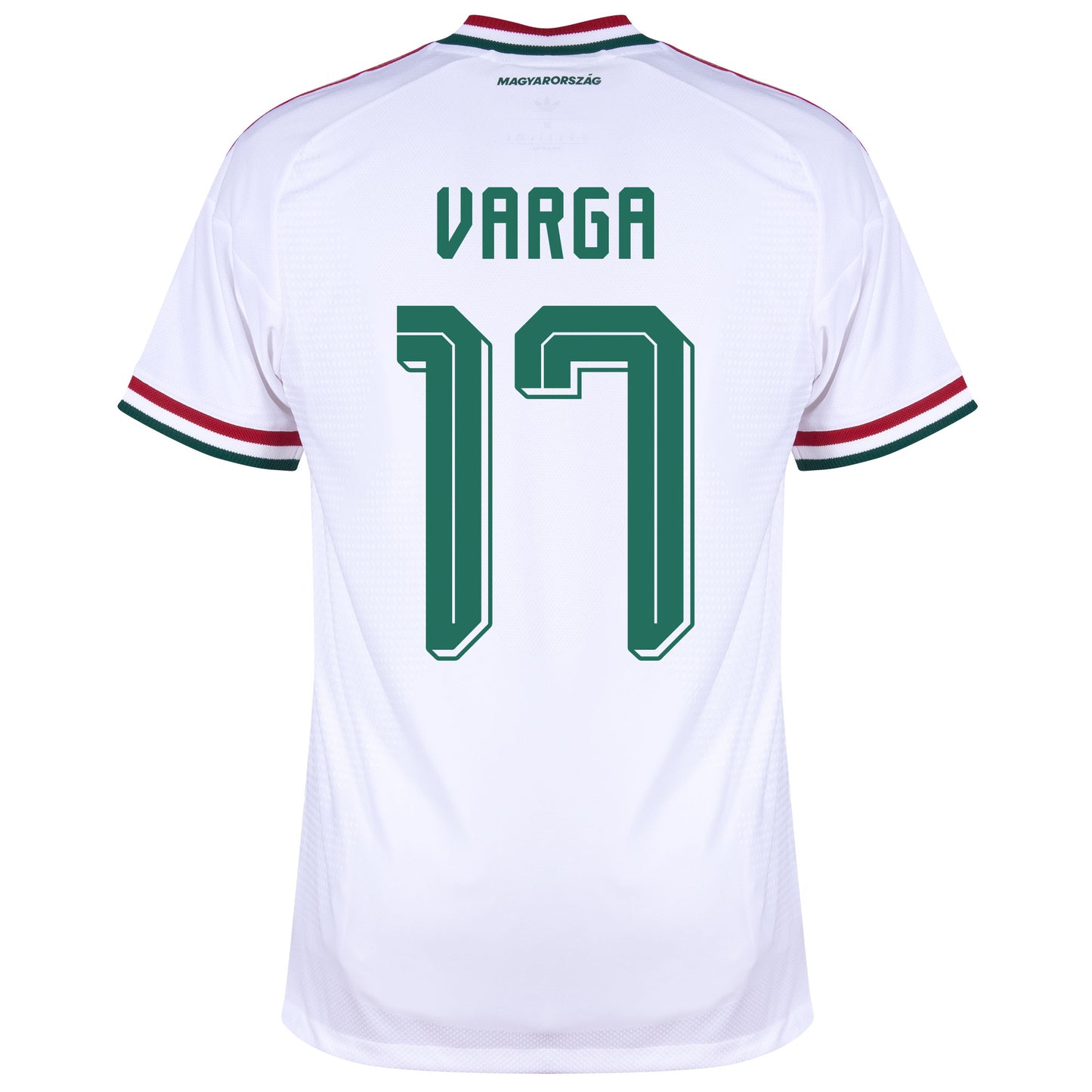 adidas Hungary Authentic Away Varga 17 Shirt 2026-2027 (Official Printing)
