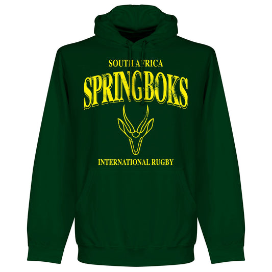 South Africa Springboks Rugby Hoodie - Bottle Green