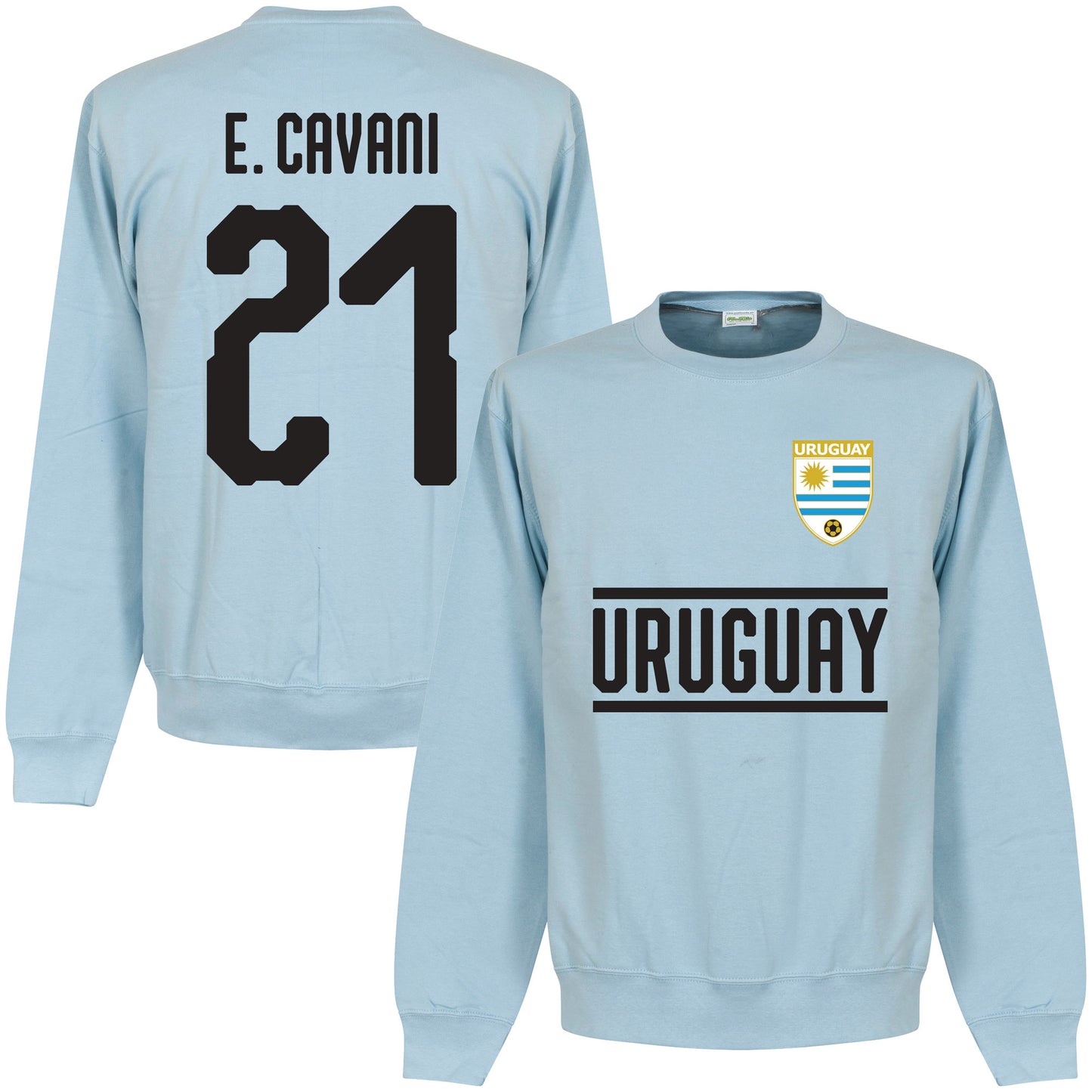 Uruguay Cavani 21 Team Sweatshirt - Sky