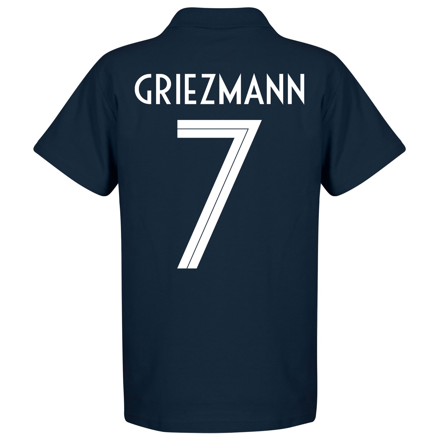 France Griezmann 7 Team Polo Shirt - Navy