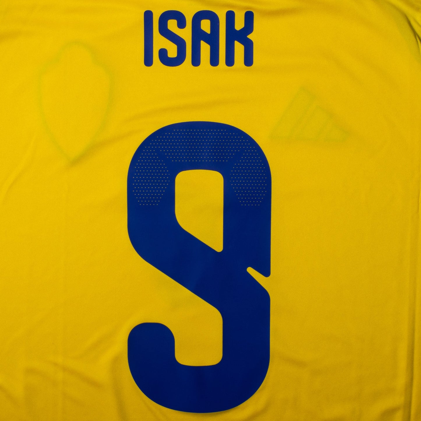 adidas Sweden Home Isak 9 Shirt 2026-2027 (Official Printing)