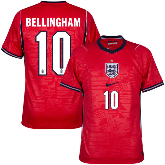 Nike England Away Bellingham 10 Shirt 2026-2027 (Official Printing)