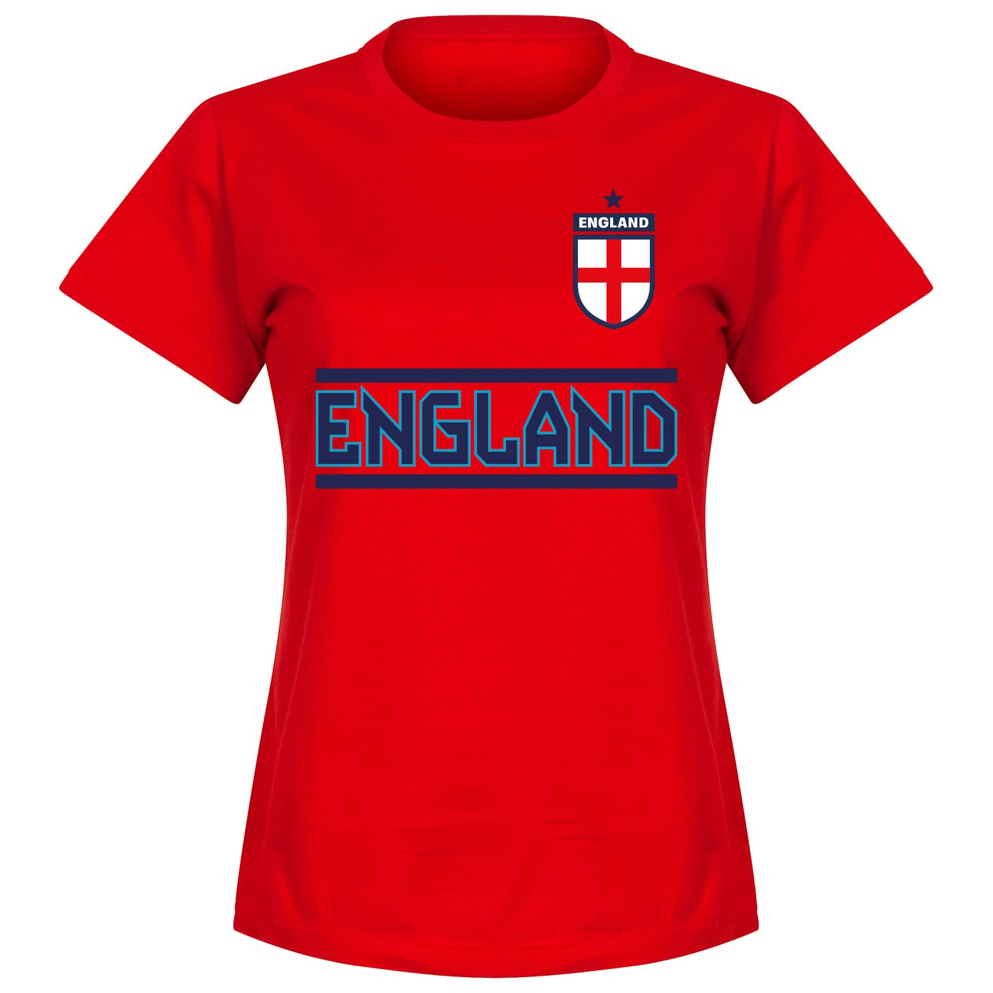 England Team Womens T-Shirt - Red