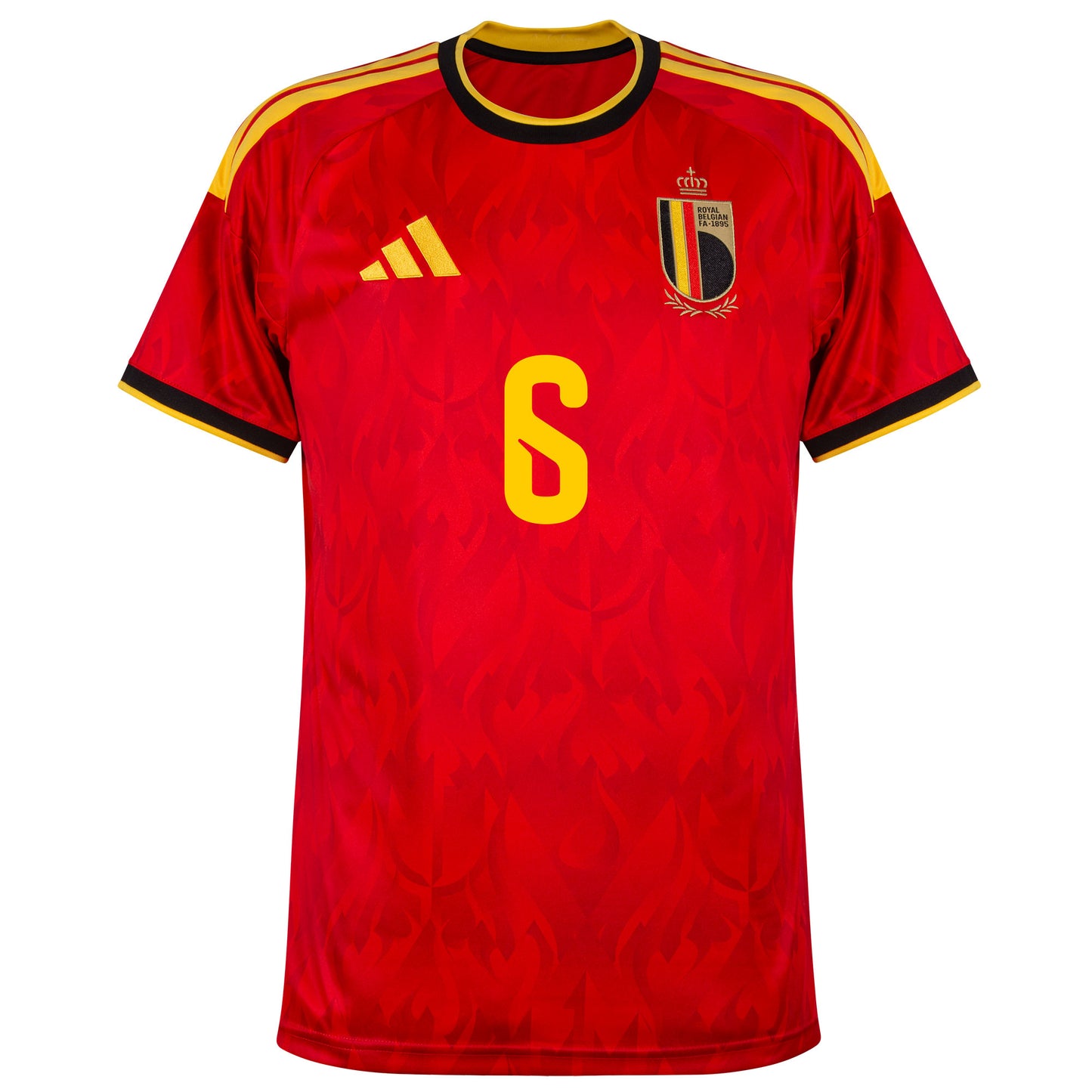 adidas Belgium Home Witsel 6 Shirt 2026-2027 (Official Printing)