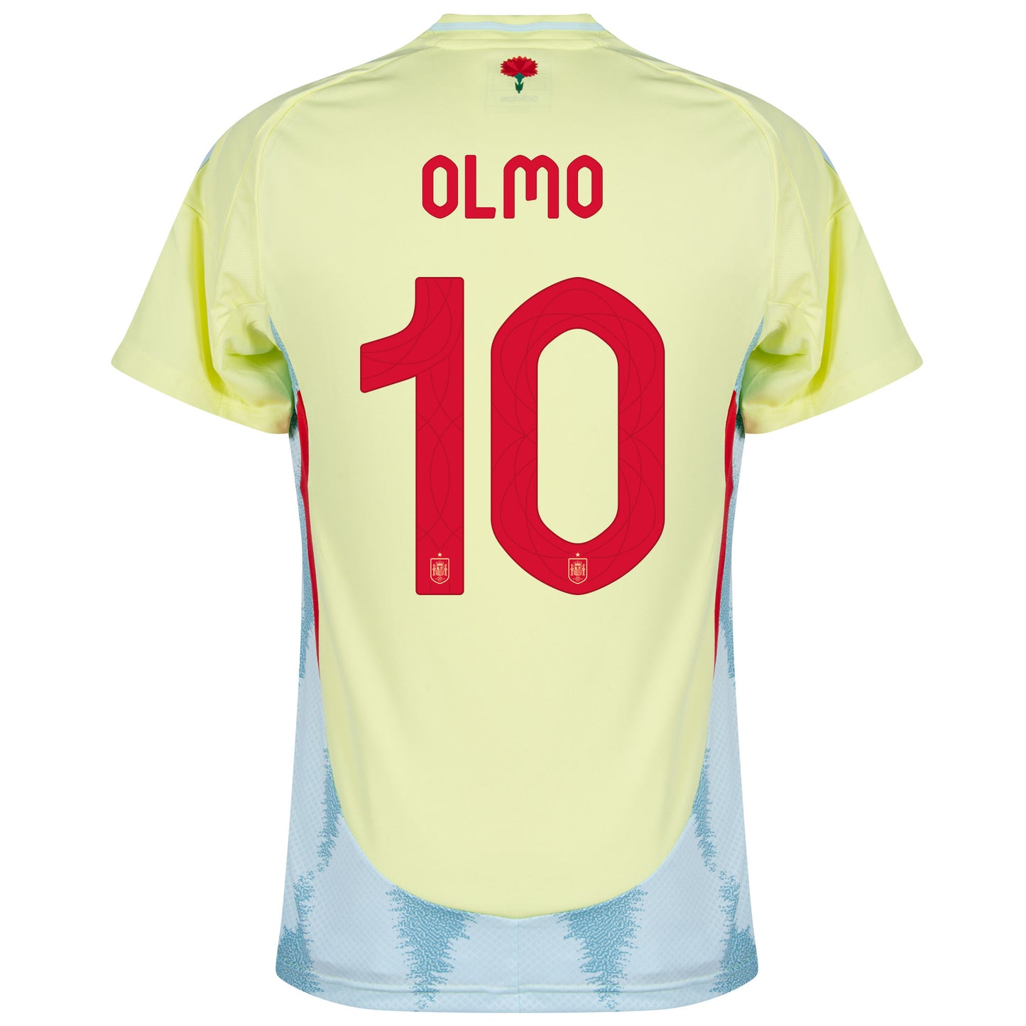 adidas Spain Away Olmo 10 Shirt 2024-2025 (Official Printing)