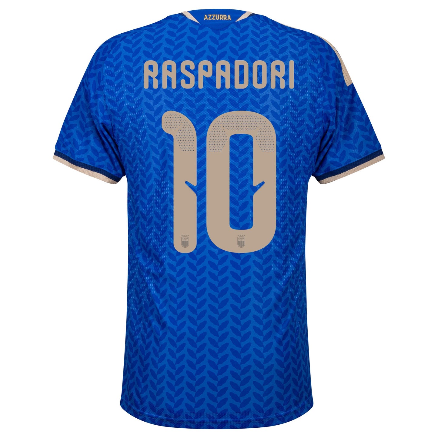 adidas Italy Authentic Home Raspadori 10 Shirt 2026-2027 (Official Printing)