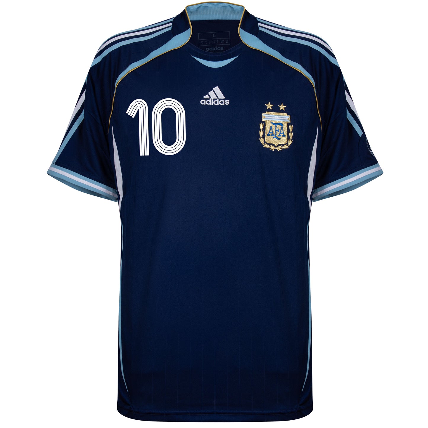 adidas Argentina Reissue Away Riquelme 10 Shirt 2006 (Retro Flex Printing)