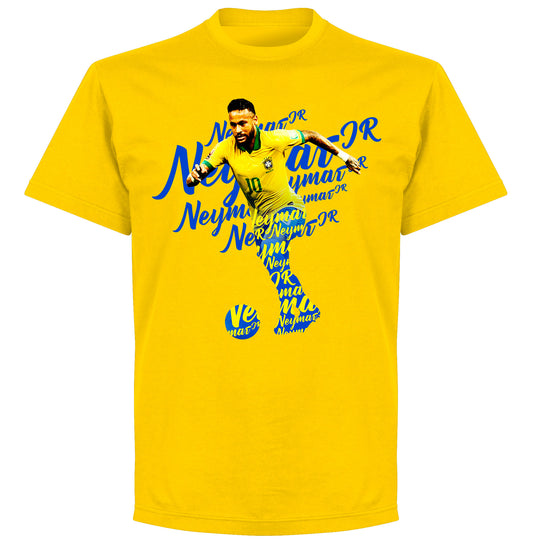 Neymar Script KIDS T-shirt - Yellow
