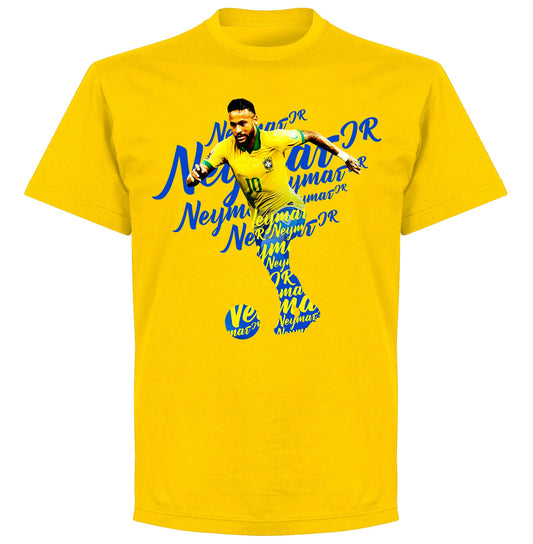 Neymar Script T-shirt - Yellow