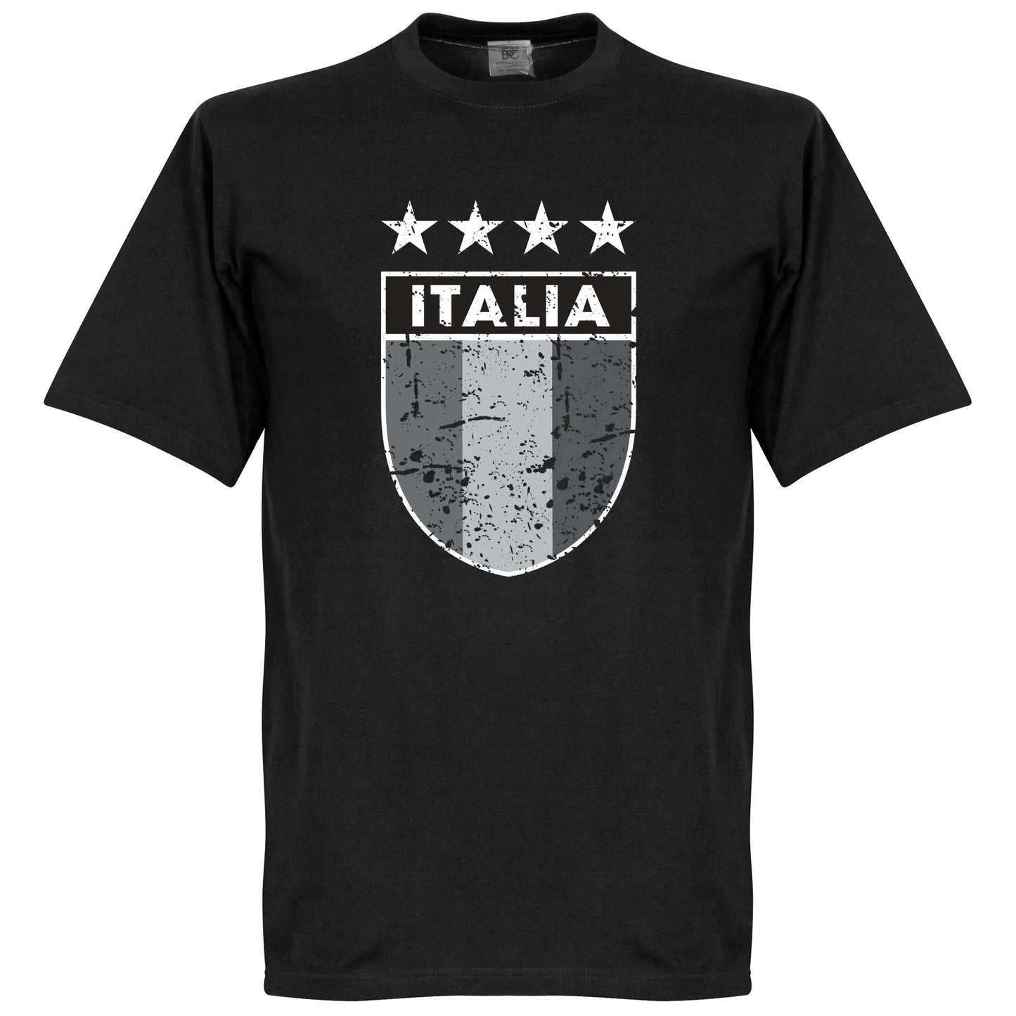Italia Vintage Crest T-shirt - Black