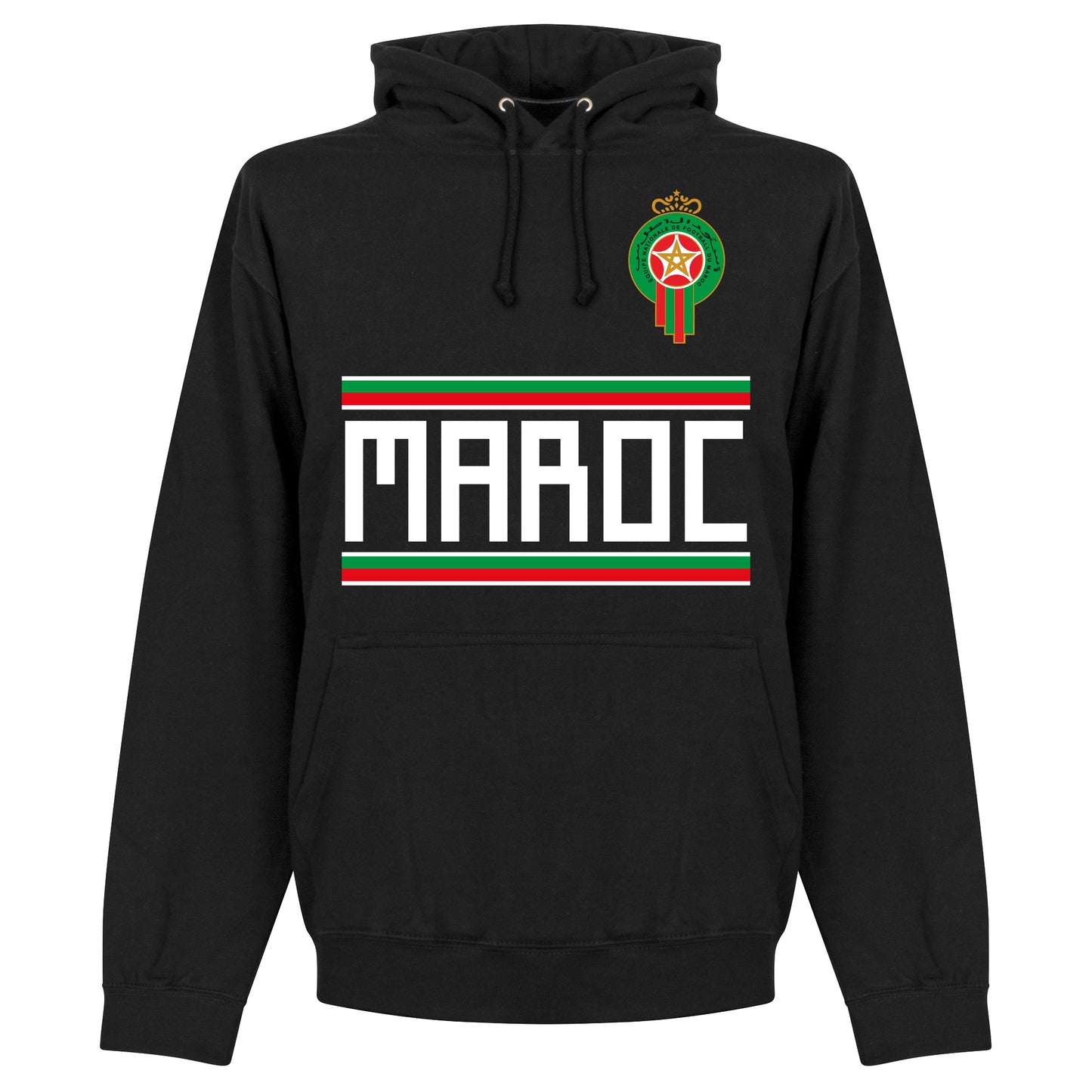Morocco Team Hoodie - Black