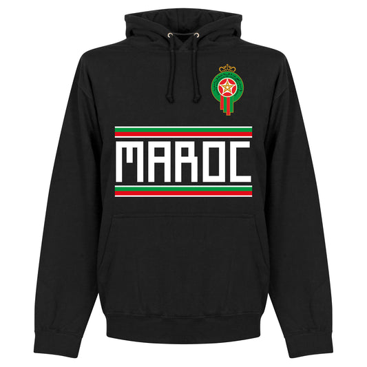 Morocco Team Hoodie - Black