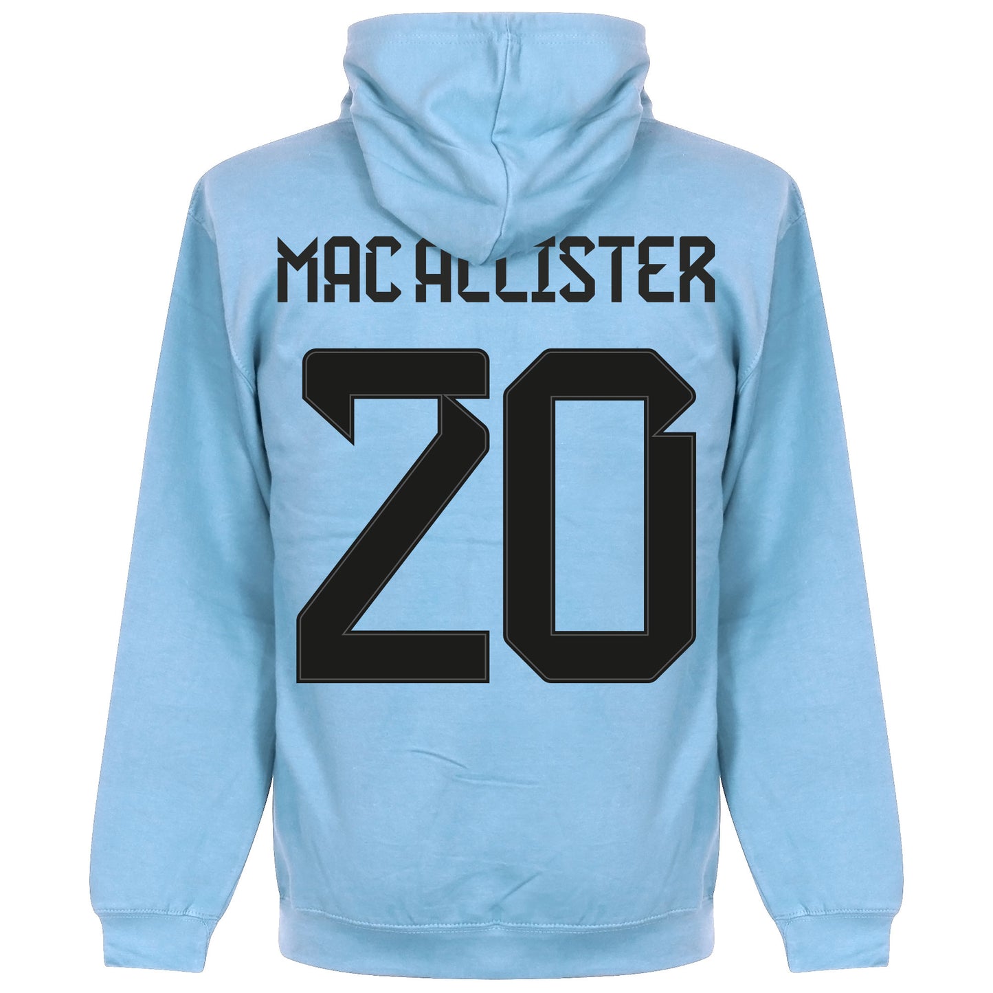 Argentina Mac Allister 20 Team Hoodie - Sky Blue