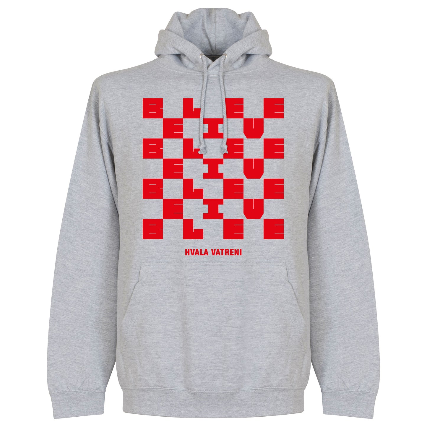 Croatia Hvala Vatreni Homecoming Hoodie - Grey