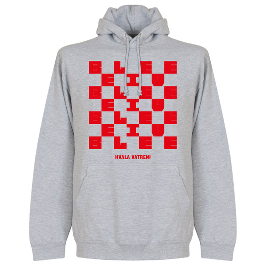 Croatia Hvala Vatreni Homecoming Hoodie - Grey