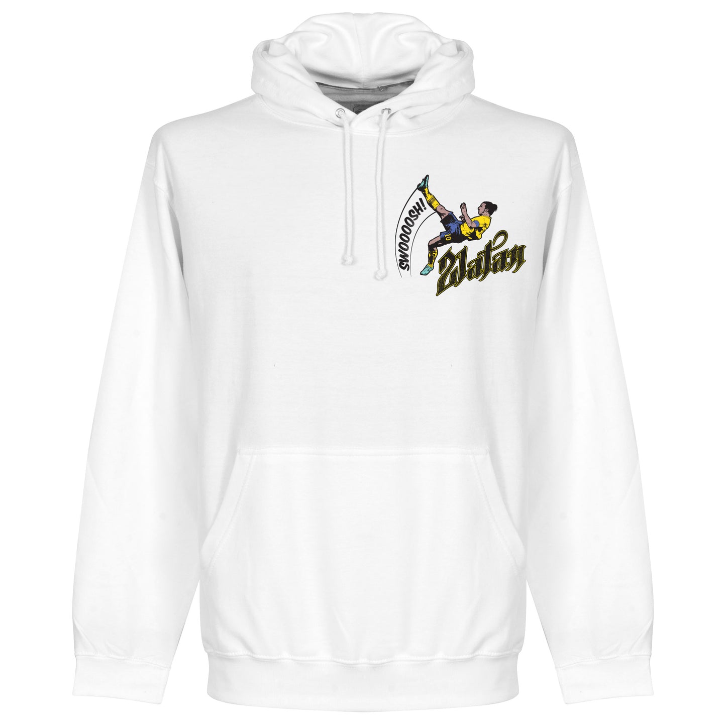 Zlatan Bicycle Kick Hoodie - White