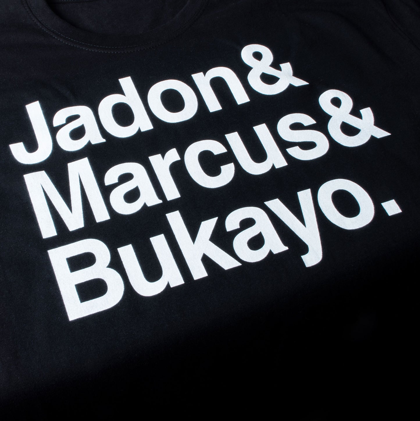 Jadon, Marcus & Bukayo KIDS T-shirt - Black
