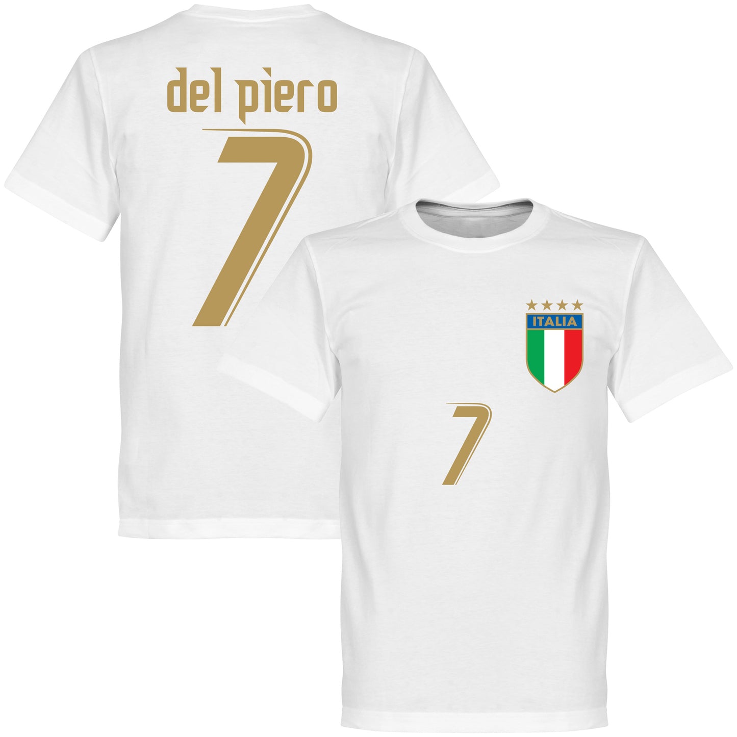 2006 Italy Del Piero T-shirt - White