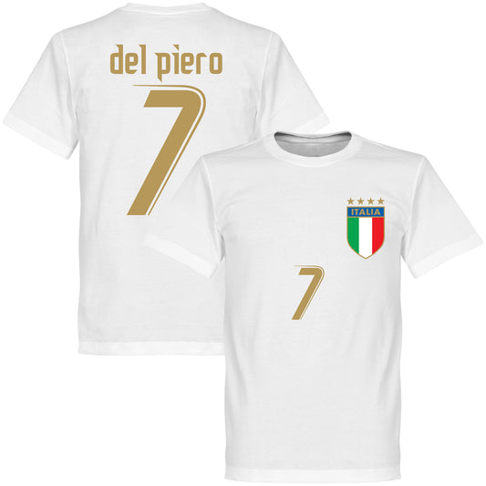 2006 Italy Del Piero T-shirt - White