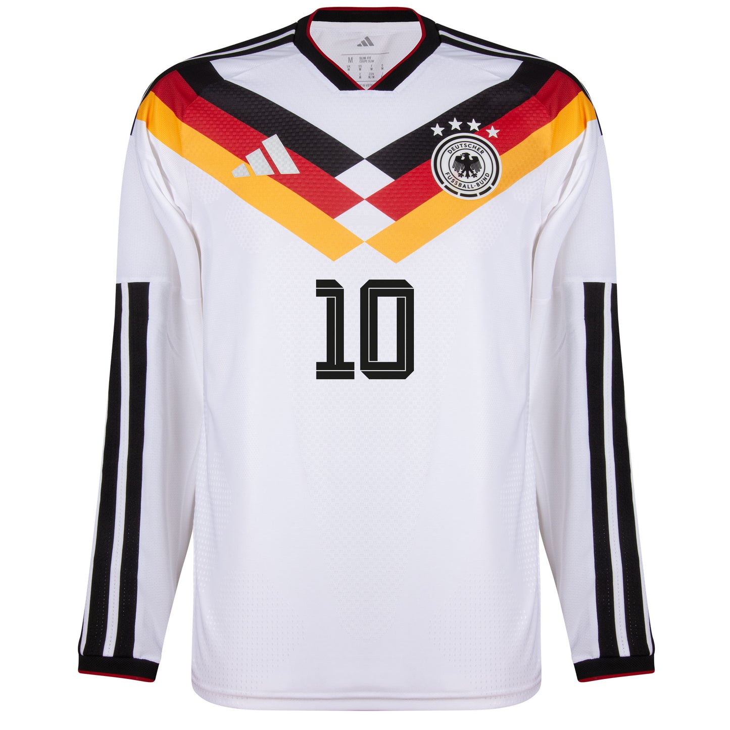adidas Germany Authentic Home L/S Musiala 10 Shirt 2026-2027 (Official Printing)