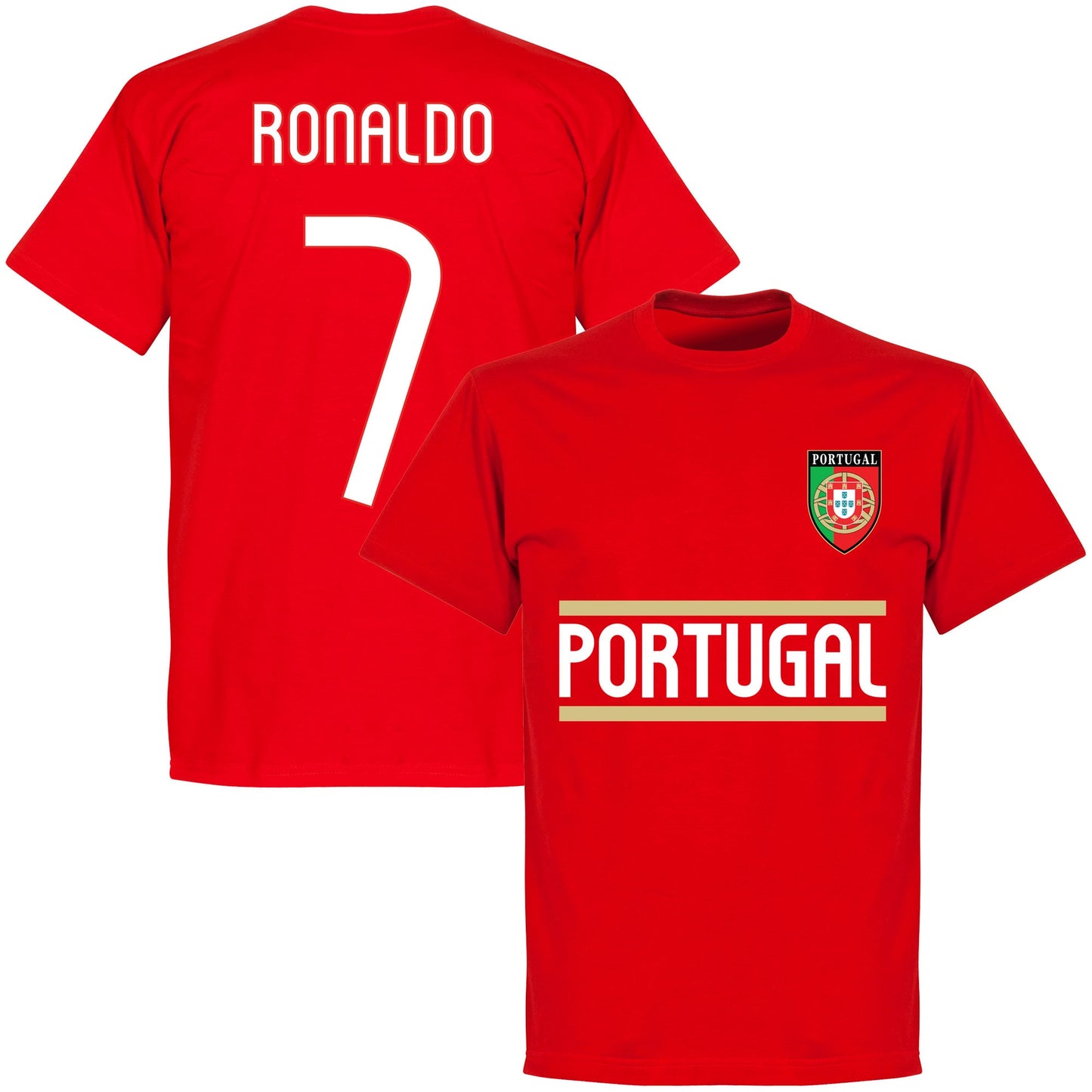 Portugal Team 2018 Ronaldo 7 T-shirt - Red