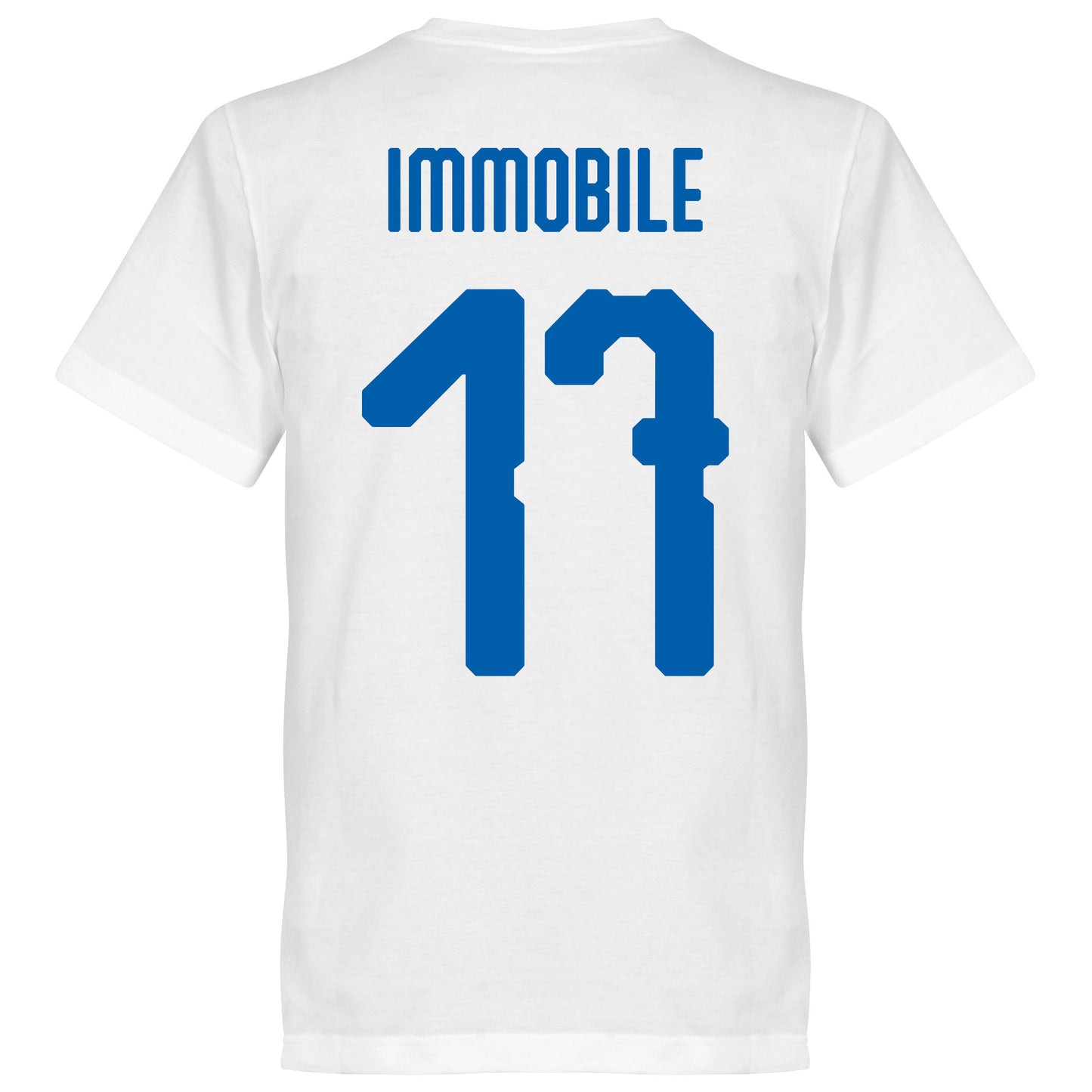 Italy Immobile 17 Team T-shirt - White