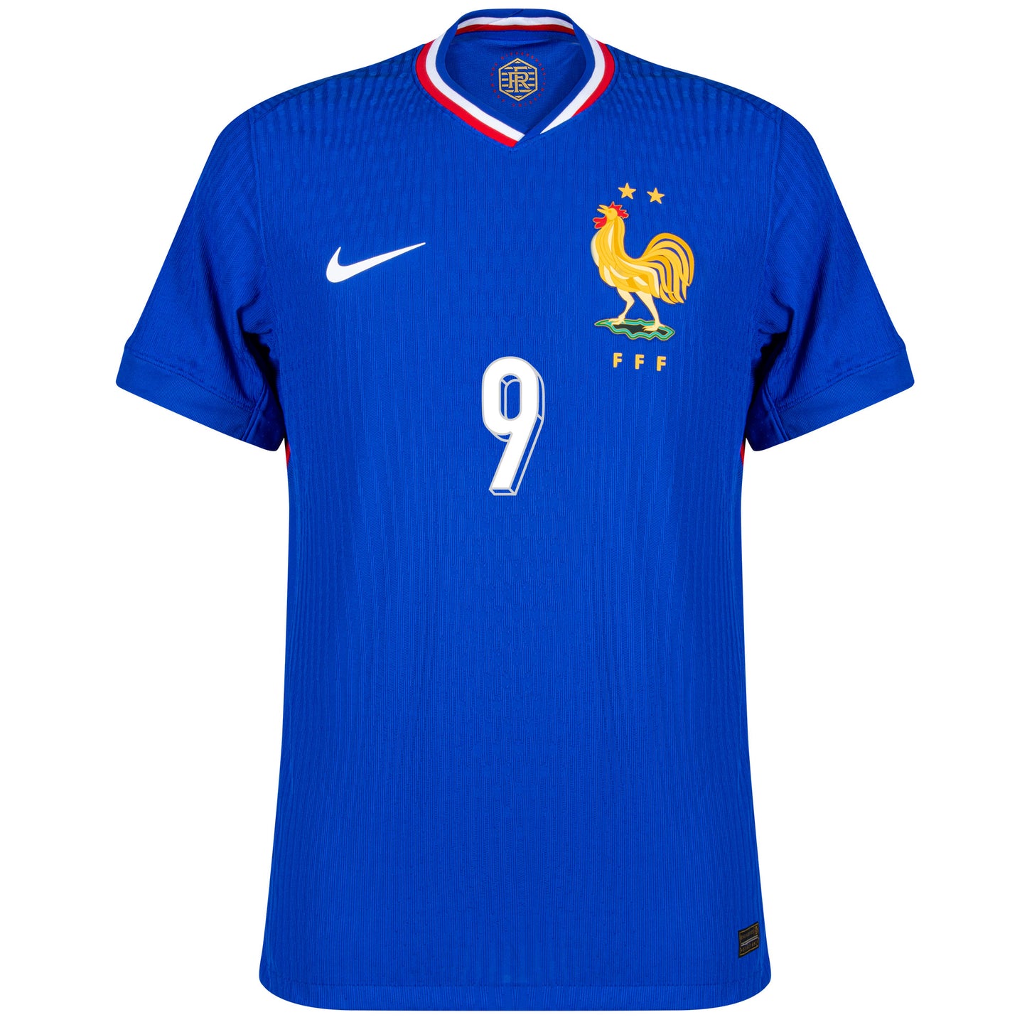 Nike France Home Dri-Fit ADV Match Giroud 9 Shirt 2024-2025 (Official Printing)