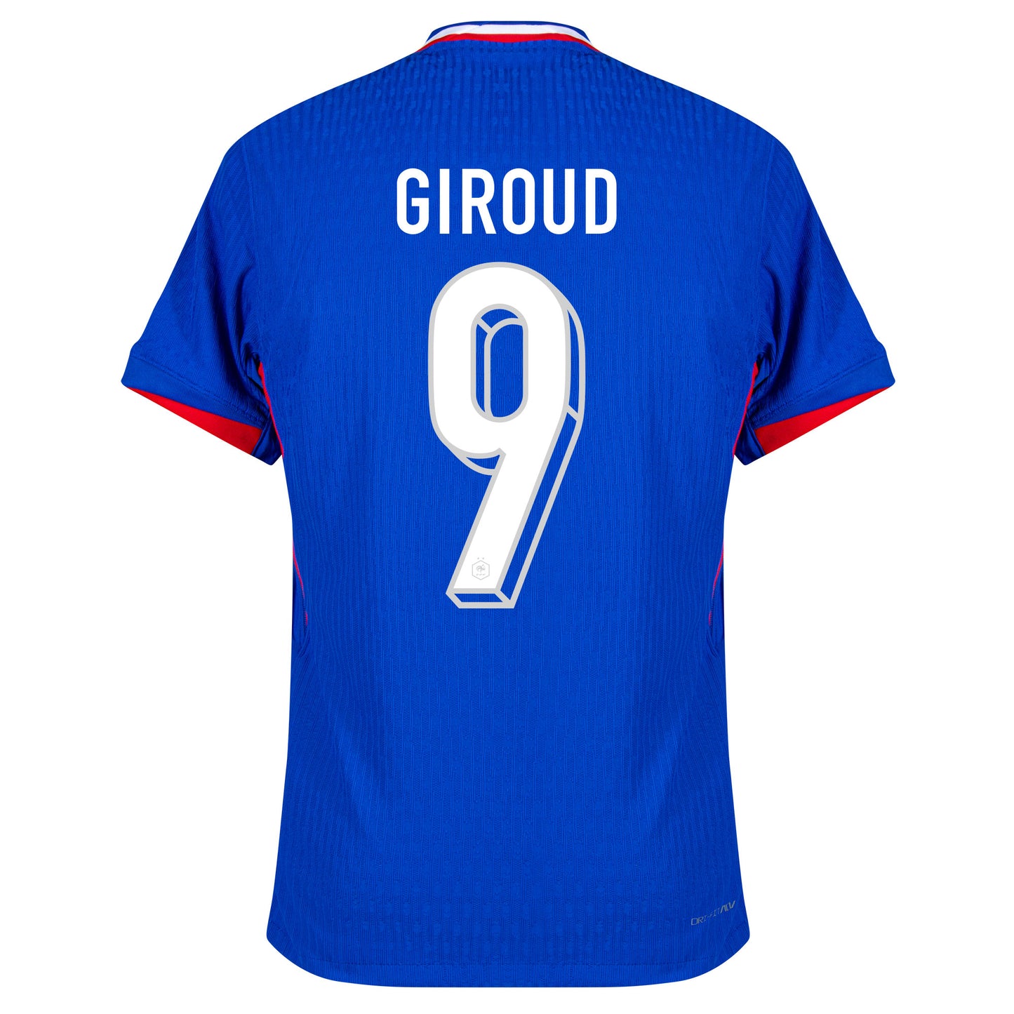 Nike France Home Dri-Fit ADV Match Giroud 9 Shirt 2024-2025 (Official Printing)
