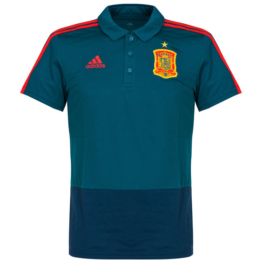 Spain Polo Shirt - Blue 2018 2019