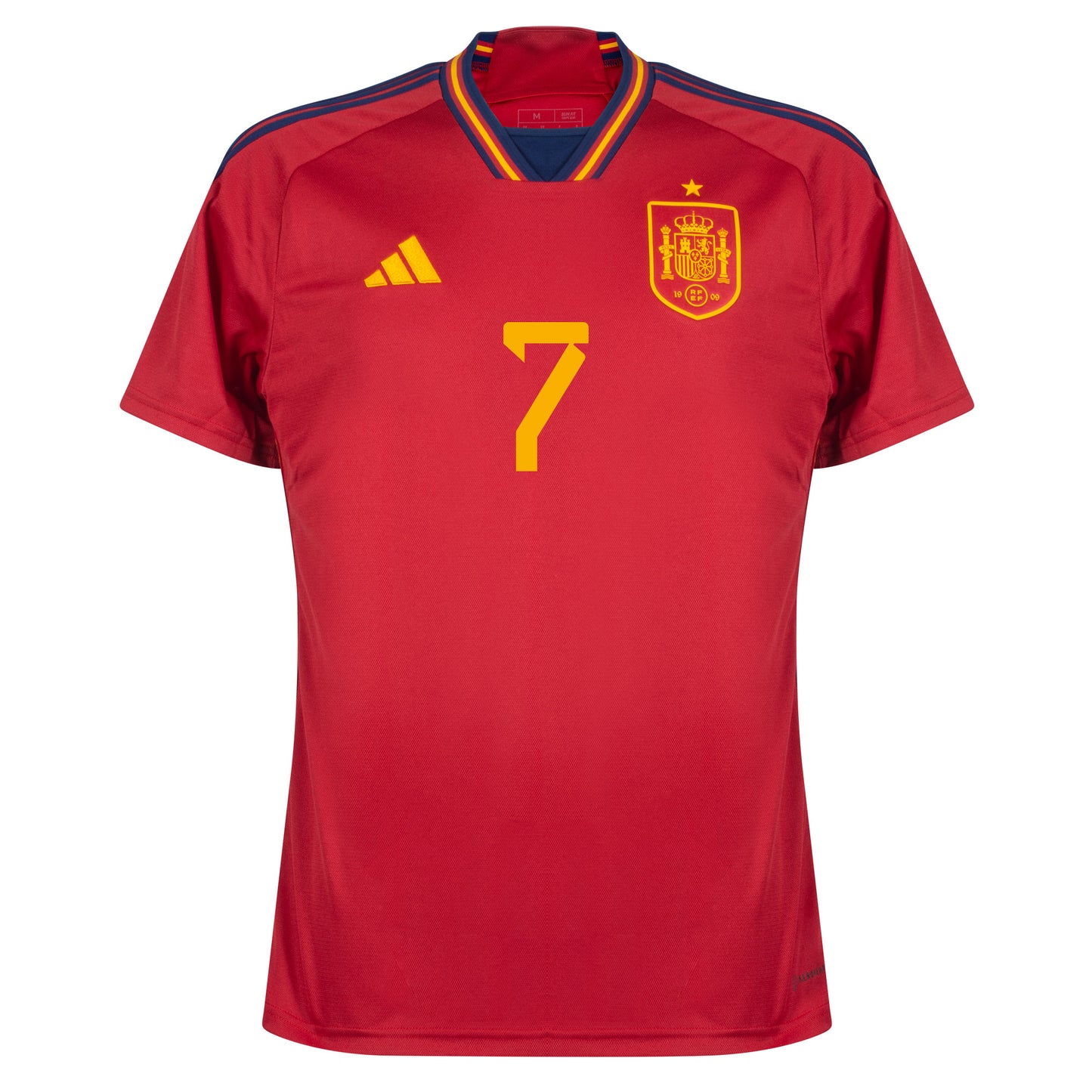 adidas Spain Home Morata 7 Shirt 2022-2023 (Official Printing)