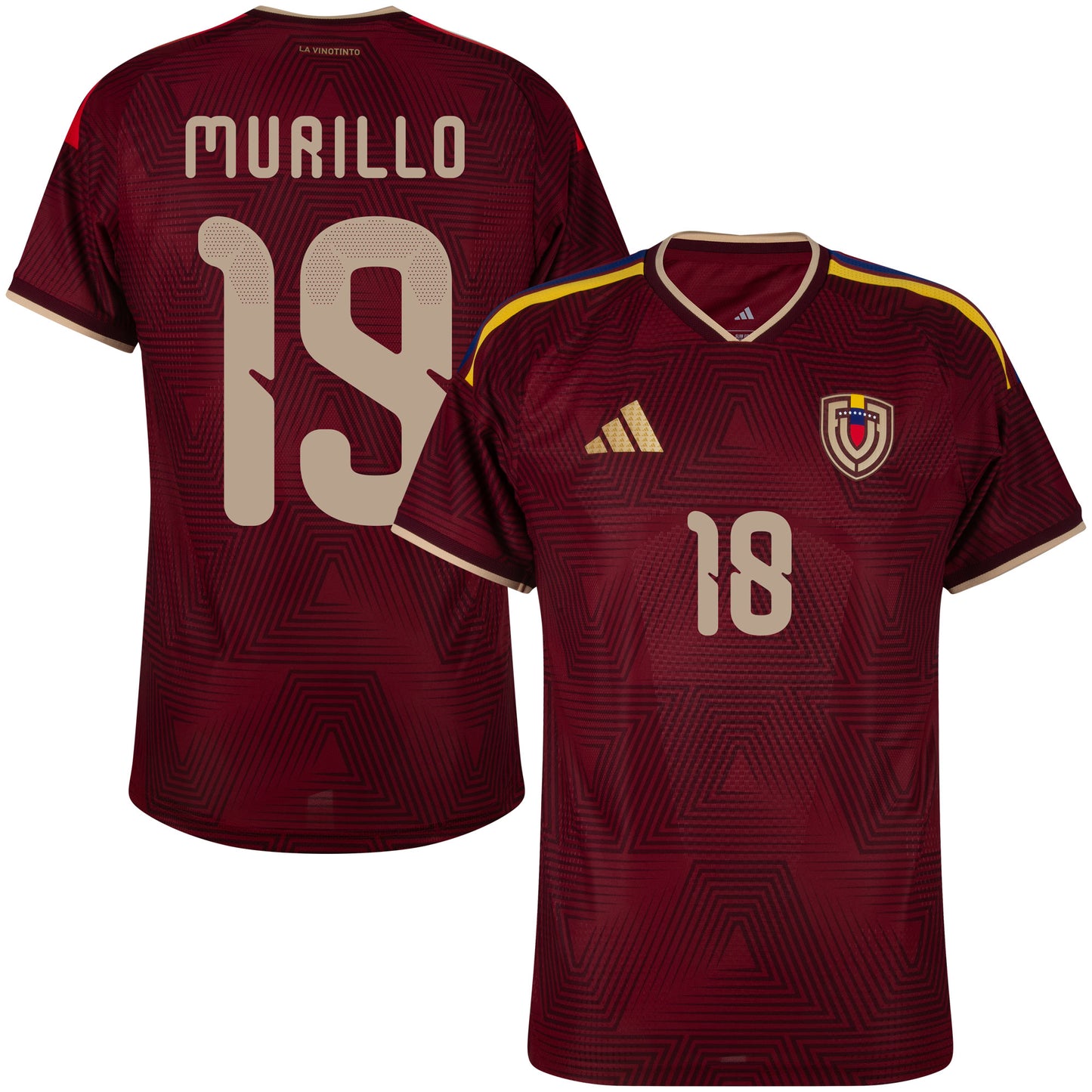 adidas Venezuela Home Murillo 19 Shirt 2026-2027 (Official Printing)