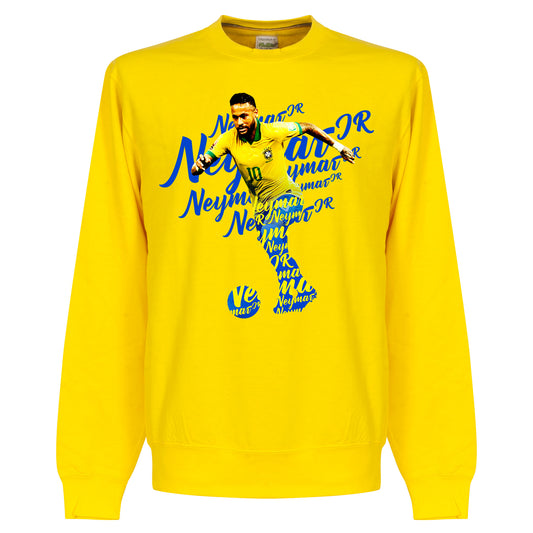 Neymar Script Sweatshirt - Yellow