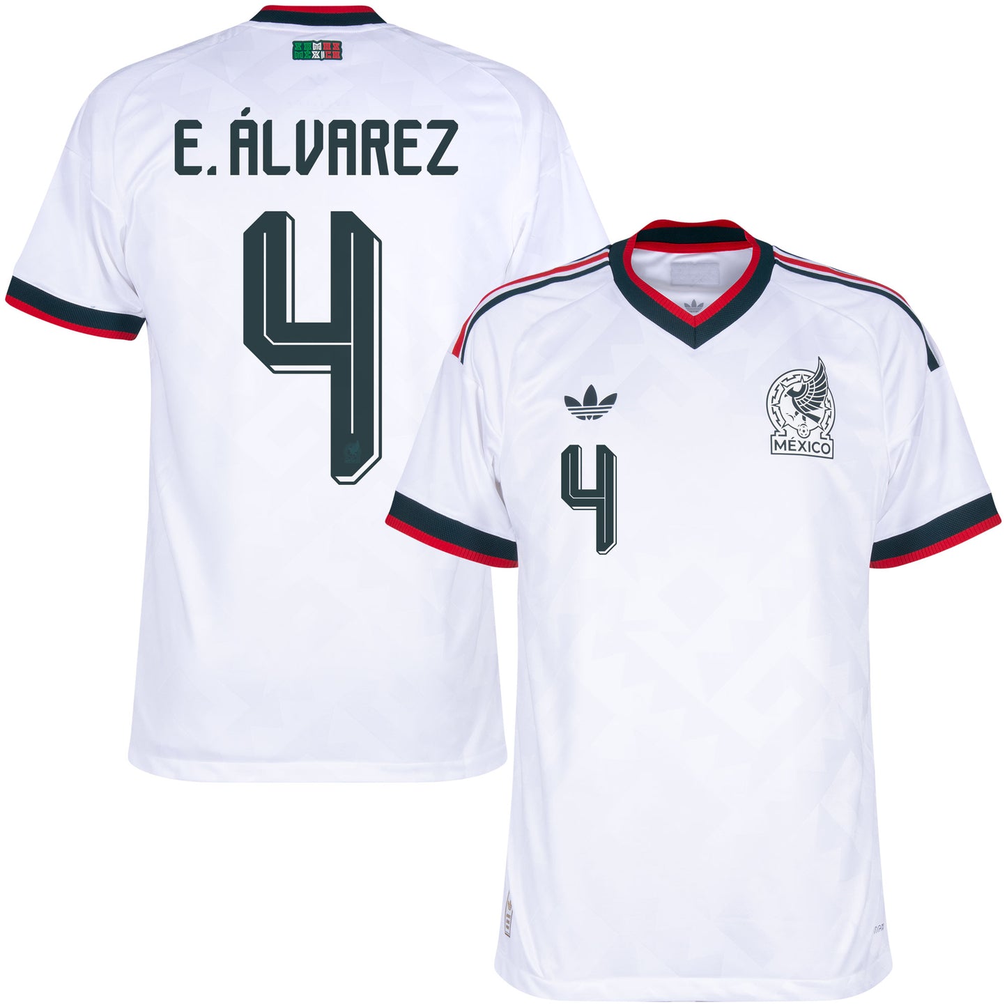 adidas Mexico Authentic Away E. Álvarez 4 Shirt 2026-2027 (Official Printing)