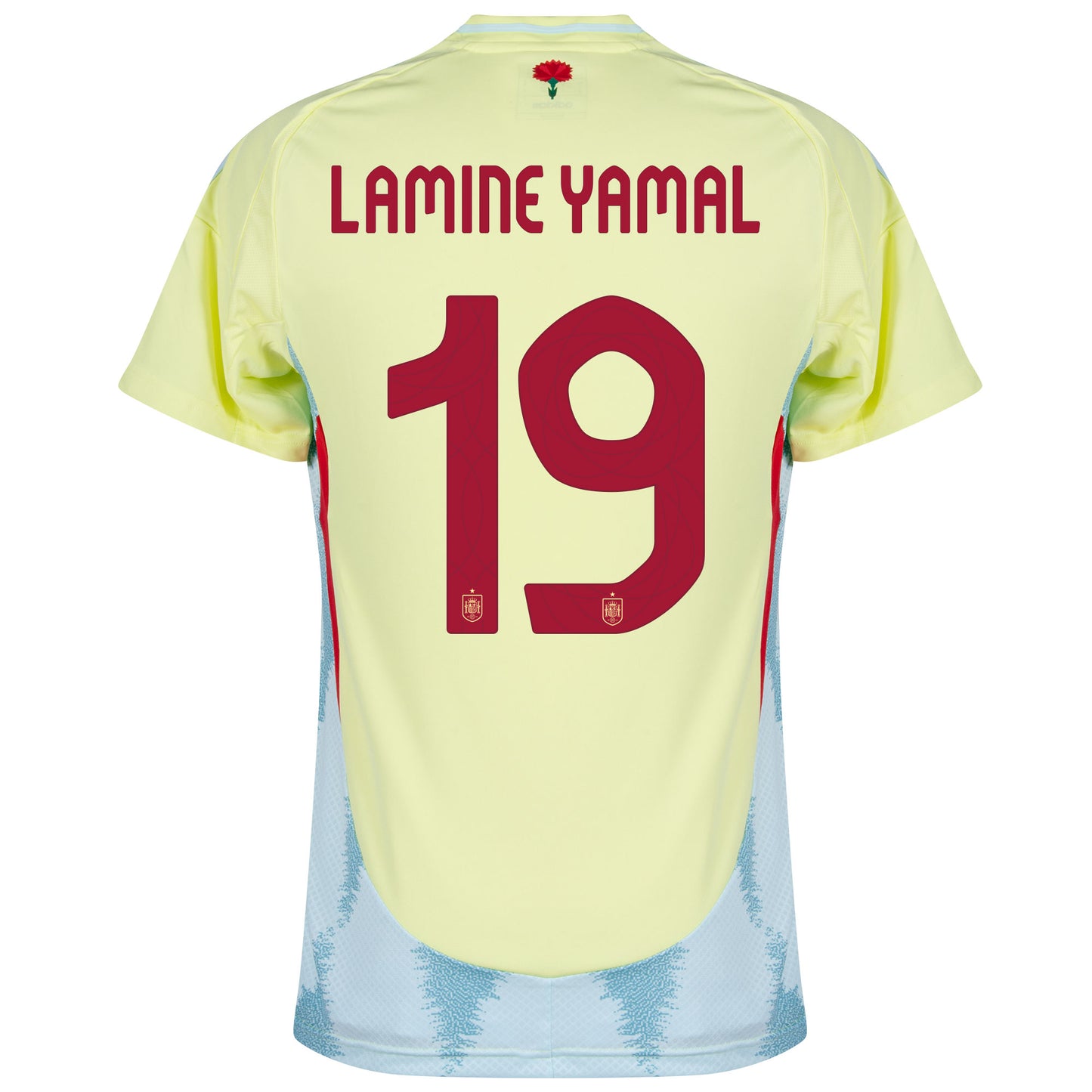 adidas Spain Away Lamine Yamal 19 Shirt 2024-2025 (Official Printing)
