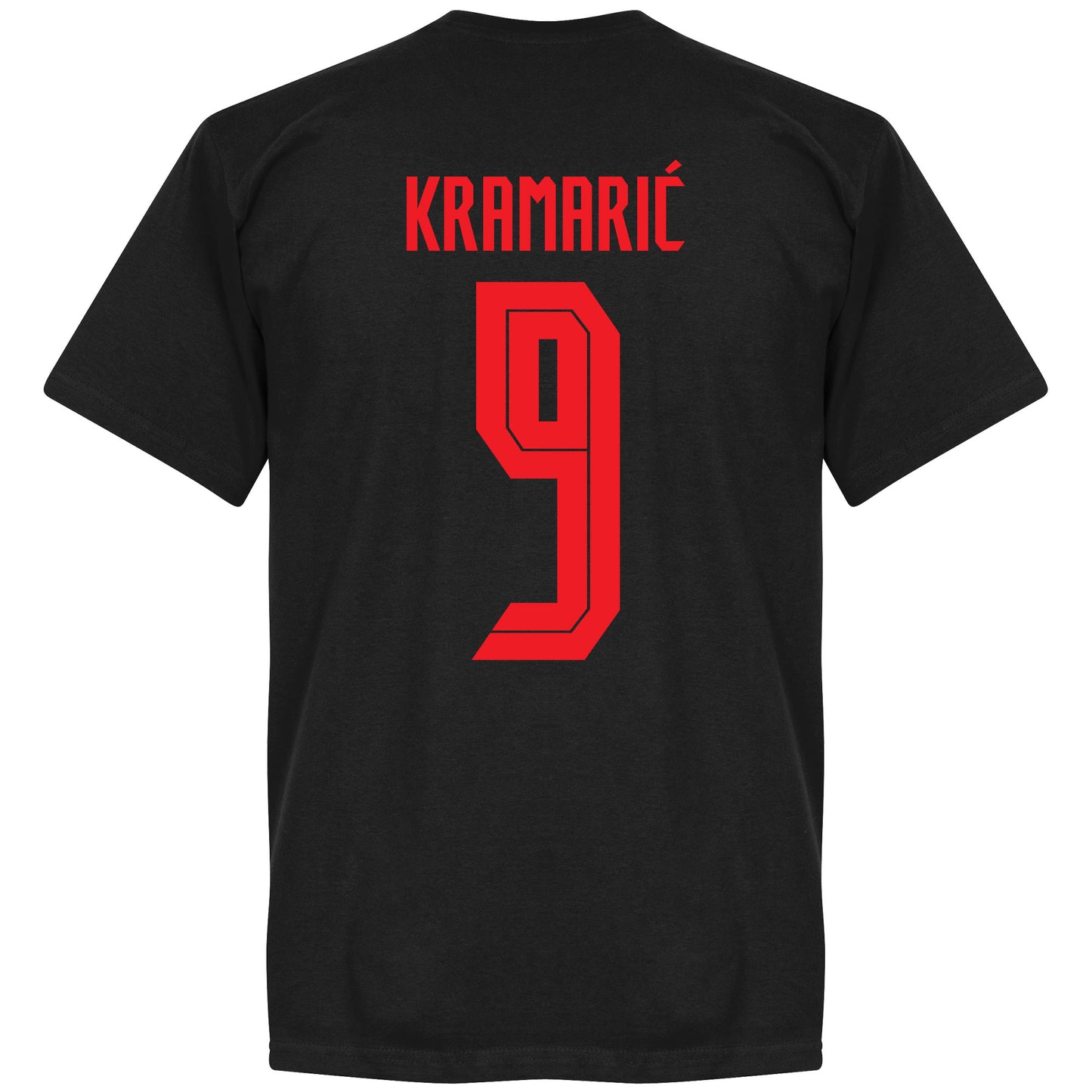 Croatia Kramaric 9 Team KIDS T-shirt - Black