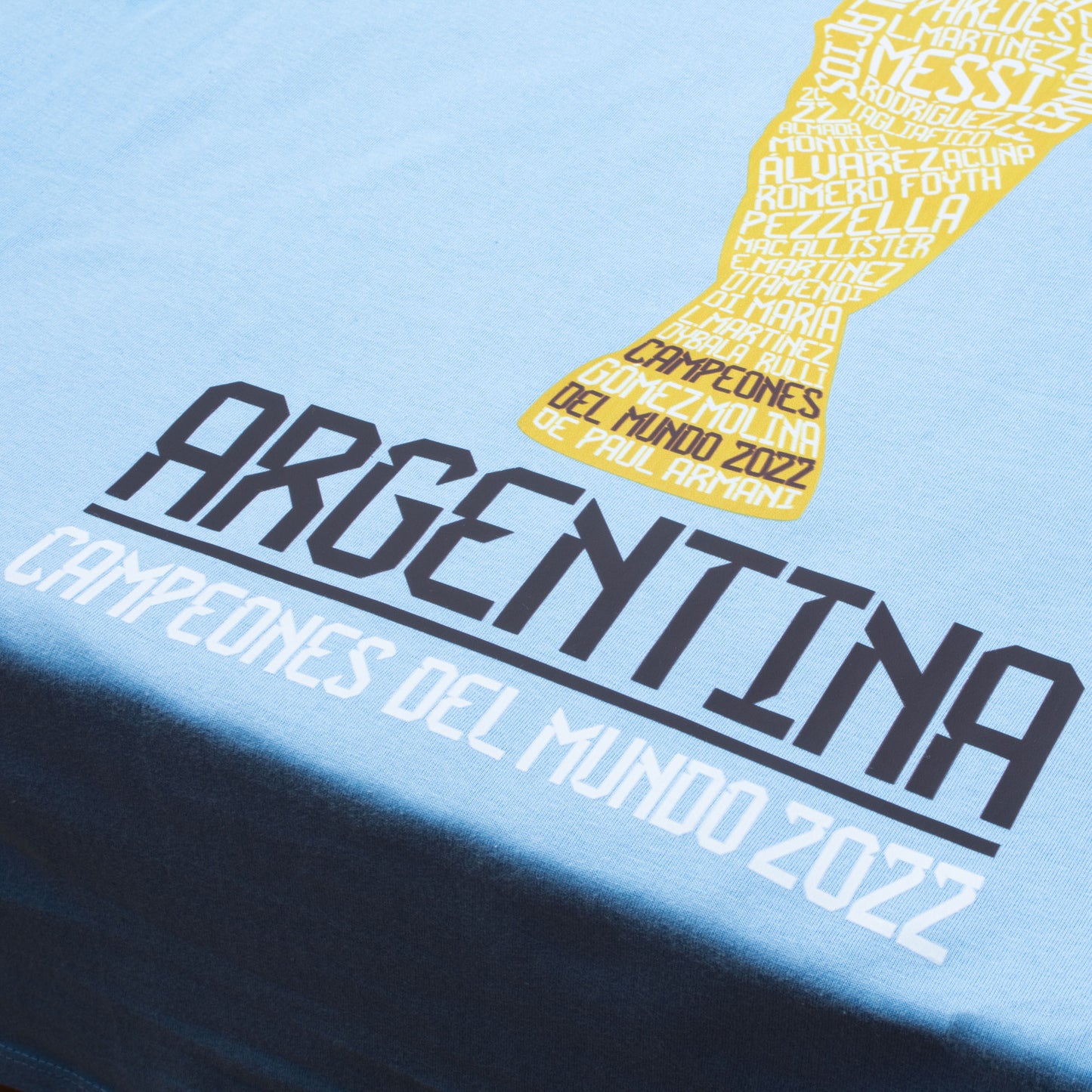 Argentina Campeones 2022 T-shirt - Sky Blue