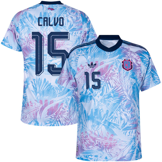adidas Costa Rica Authentic Away Calvo 15 Shirt 2026-2027 (Official Printing)