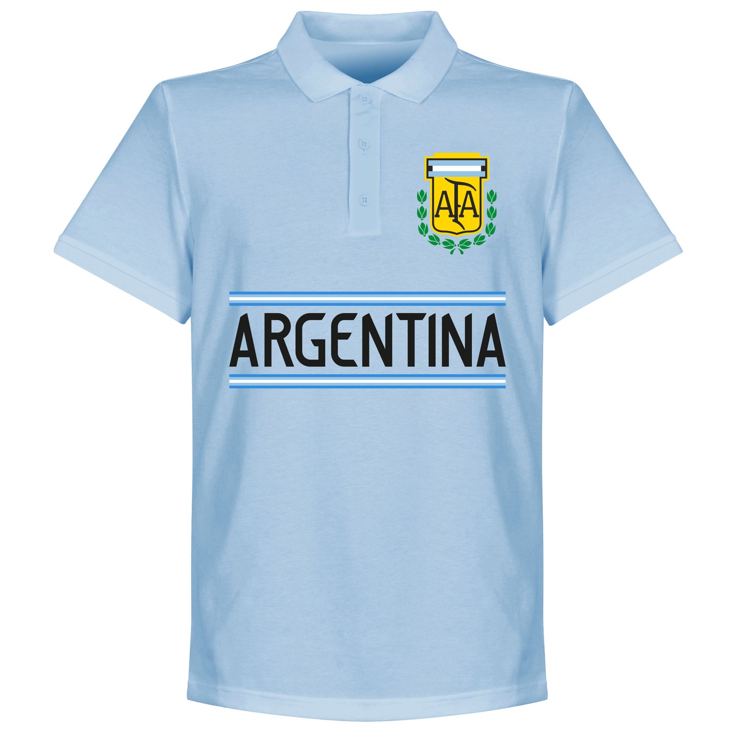 Argentina Messi 10 Team Polo Shirt - Sky Blue