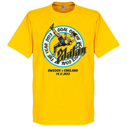 Zlatan Ibrahimovic Goal Of The Year T-Shirt - Yellow