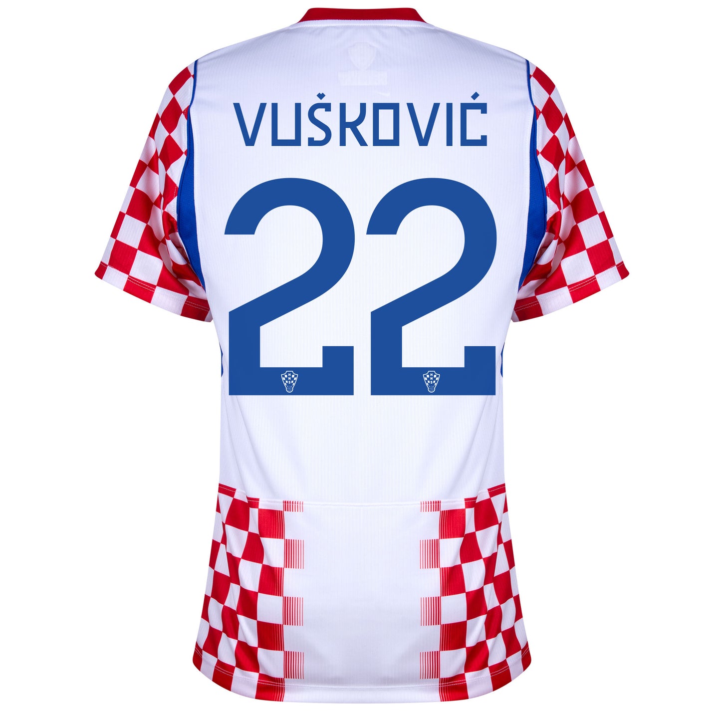 Nike Croatia Home Vušković 22 Shirt 2026 (Official Printing)