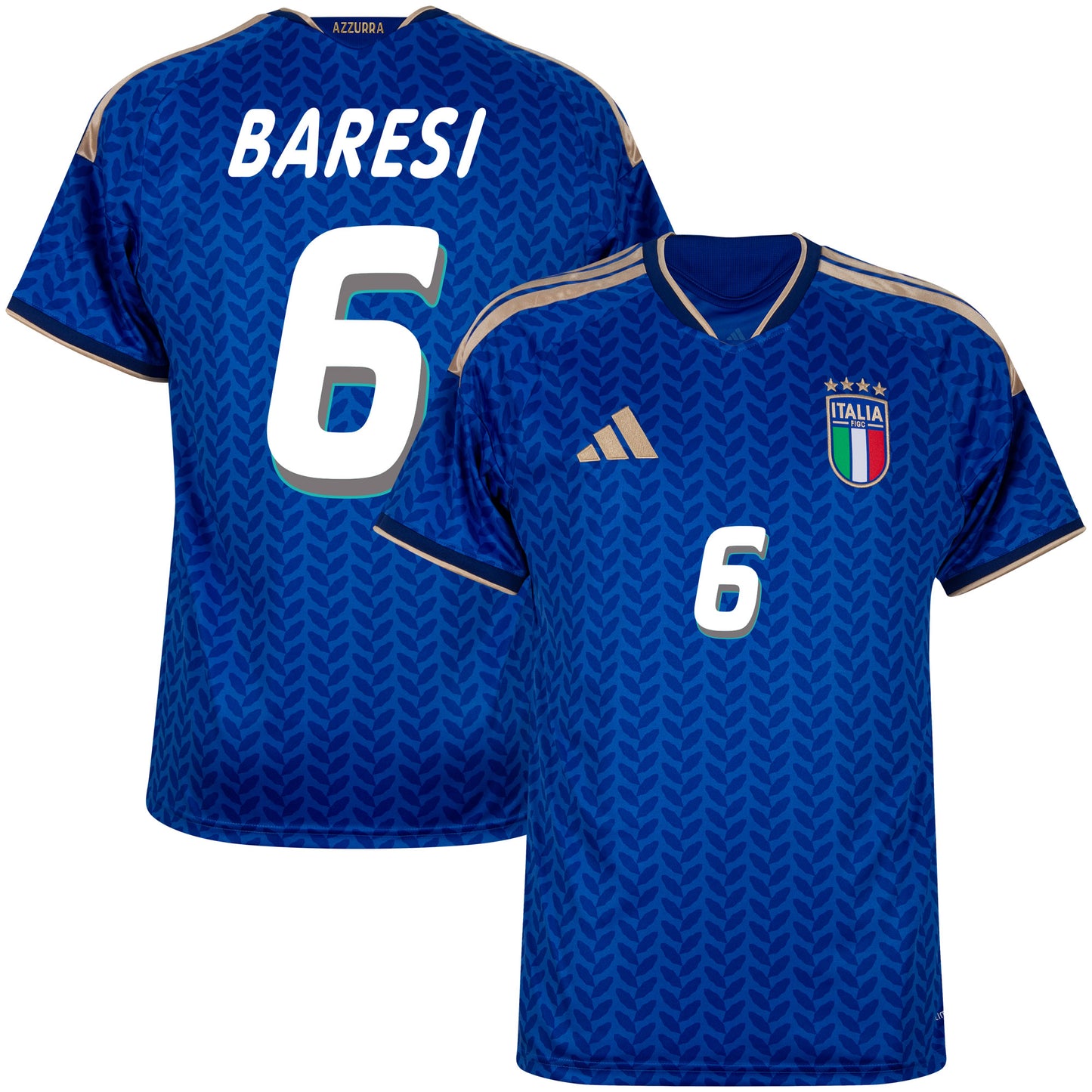 adidas Italy Home Baresi 6 Shirt 2026-2027 (Legend Printing)