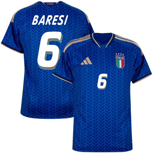 adidas Italy Home Baresi 6 Shirt 2026-2027 (Legend Printing)
